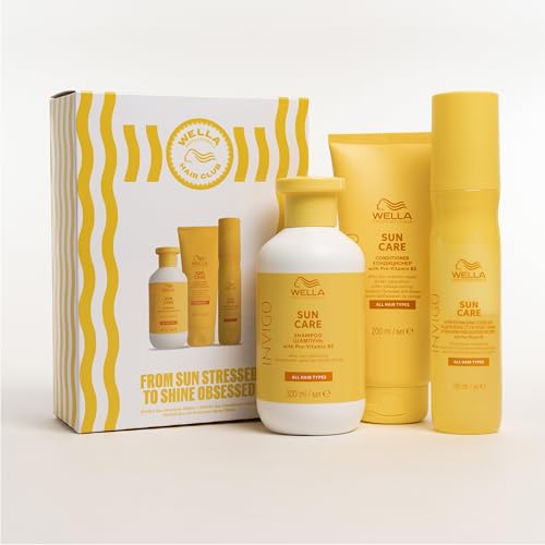 Wella Professionals Invigo Sun Care Haircare Gift Set - Protect Hair After Sun, Sand & Sea Salt Exposure - Perfect for Holiday & Travel