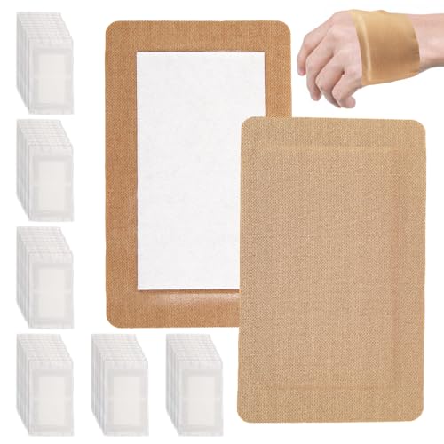 30 Pcs Extra Large Bandaids 5 X 3 Flexible Long Bandaids Sterile Fabric Bandage Large Bandages for Wounds Large Adhesive Bandages with Non Stick Pad