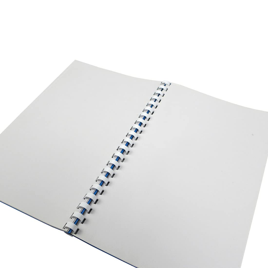 RAYSON Peignes de reliure, taille mixte, 21 anneaux, 6 mm 8 mm 10 mm 12 mm Peignes de reliure en plastique, relie entre 20-90 feuilles, A4, Blanc, paquet de 100