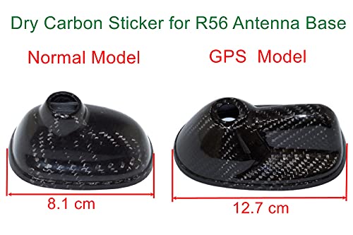 ATEX Dry Carbon Fiber Sticker for MK2 R56 2007~2013 Antenna Base (3M self-Adhesive Stickers Attached)