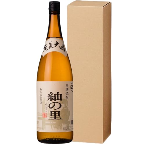 [合資会社 川崎商店]奄美でしか造れない黒糖焼酎 紬の里 25度 1800ml (箱入)