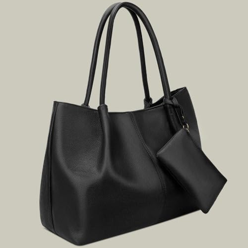 KKXIU Vegan Leather Tote Bag