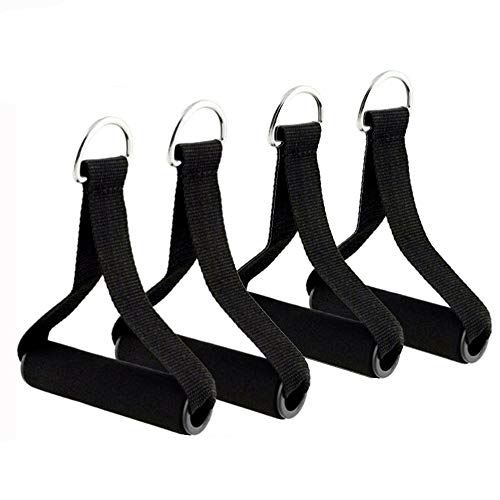 Cicife 4Pcs Pull Handles Resistance Bands Foam Handle Replacement Black #TOP1