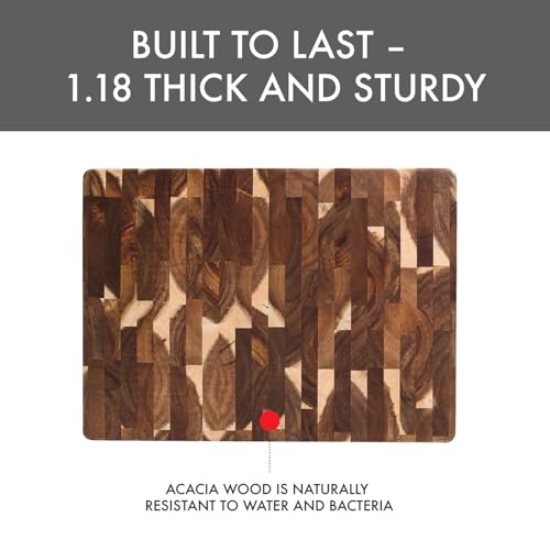 Tabla de Cortar Dexas Acacia End Grain Reversible 30x47 cm miniatura 4