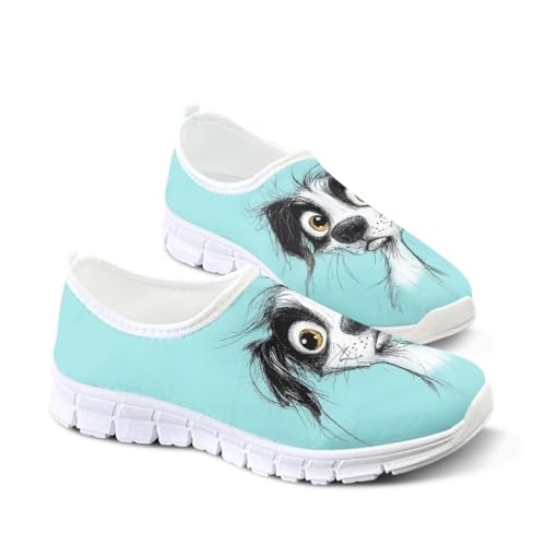 Image of Jeiento Cute Dog Women's Casual Slip On Shoes Loafers Sneakers for Women