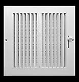 10'w x 10'h 2-Way Fixed Blade AIR Supply Diffuser - Vent Duct Cover - Grille Register - Sidewall or...