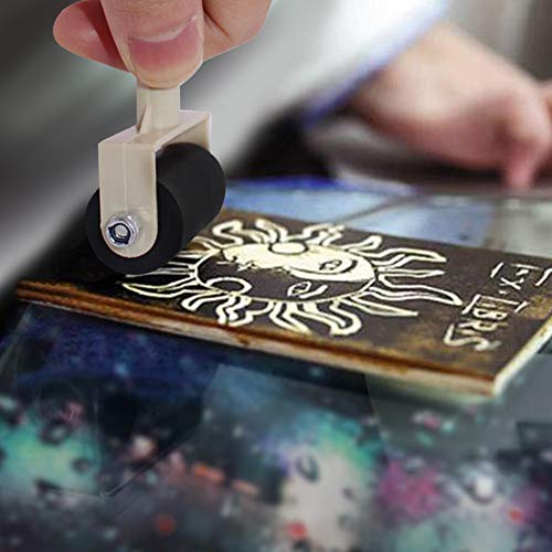 AIFUDA 3 stuks rubberen roller brayer rollen lijm roller voor inkt verf blok stempelen, printmaken behang en kunst & ambachten (1,37, 2,36 en 9,93 inch) - Afbeelding 6