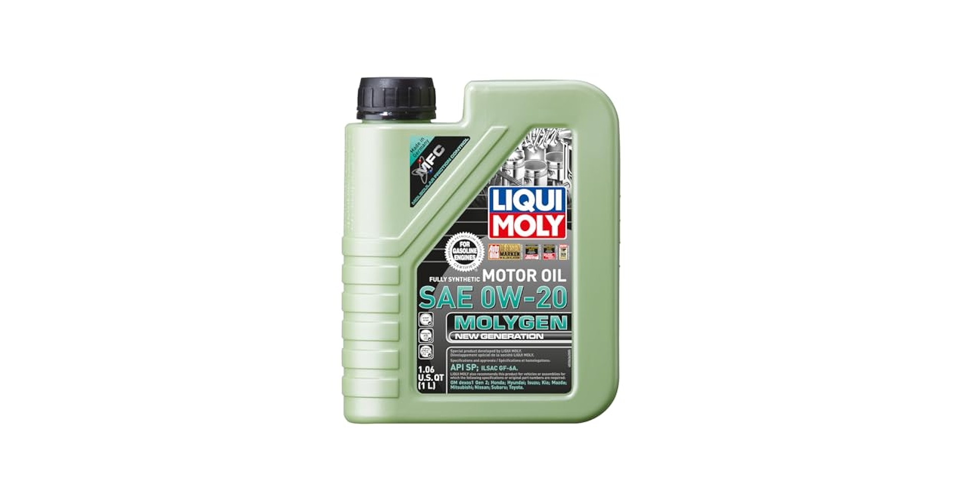 Amazon.com: LIQUI MOLY Molygen New Generation SAE 0W-20 | 1