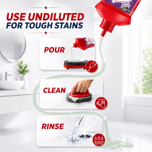 Image of Harpic Flushmatic In-Cistern Toilet Cleaner Blocks, Marine - 150 g | Lasts Upto 240 Flushes & Disinfectant Bathroom Cleaner Liquid, Floral - 1 L | India's # 1 Bathroom Cleaner