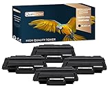  QUALITONER - x4 Toners - 106R01486 106R1486 Noir - Compatible pour Xerox WC 3210 Xerox WC 3220 Xerox WC 3220 DN Xerox WorkCentre 3210 Xerox WorkCentre 3220 Xerox WorkCentre 3220 DN