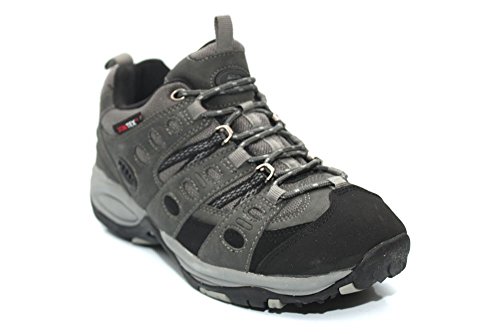 Mr. Shoes - Zapatillas de Senderismo de Material Sintético para Hombre Gris Gris, Color Gris, Talla 46