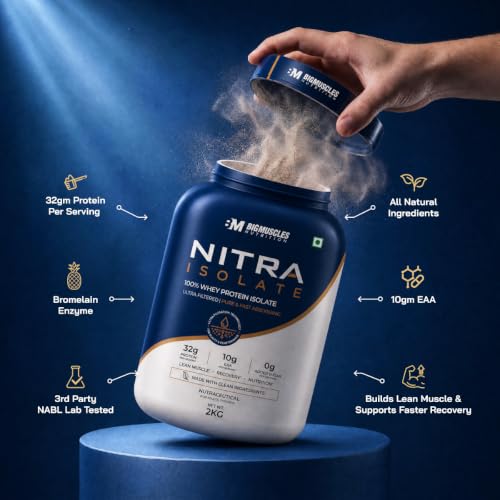Bigmuscles Nutrition Store Bigmuscles Nutrition Nitra Isolate 2kg, - Image 3