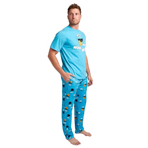 Sesame Street Cookie Monster Men’s 2-Pack Pajama Set3