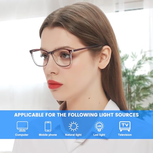 Image of OCCI CHIARI Blue Light Glasses for Women Non Prescription Glasses Fashion Eyewear Full Rim Optical Frame