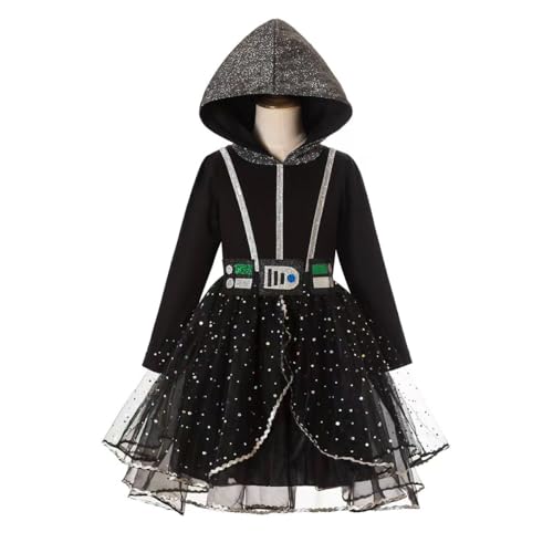 Disfraz Completo Darth Vader Robot para Niñas miniatura 3