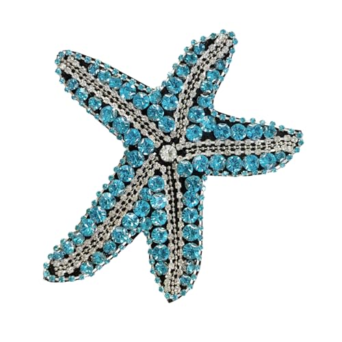 Versatiles Beads Starfishes Patches Creative Unique Fashion Starfishes Brooches for Fashionable Clothing Fashion Clothing Access
