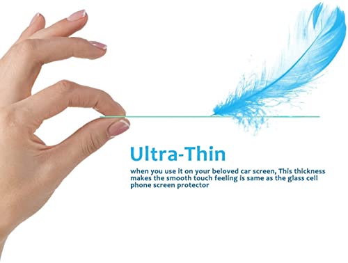 Image of Unbreakable Infotainment & Instrument Screen Protector Compatible with HYUNDAI TUCSON 2022 (Transparent)