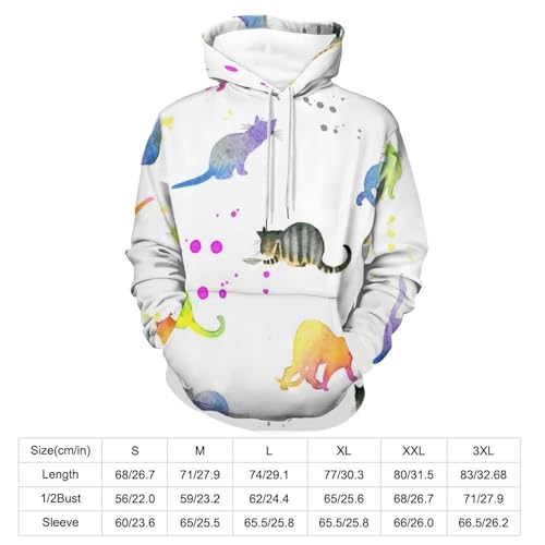 Sweat à capuche chat pour soirées cocooning et sorties décontractées S - 2