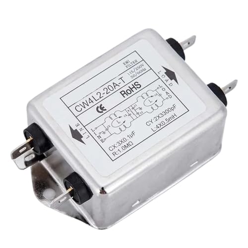 Filtro de fuente de alimentación monofásico de 220V CW4L2-10A-S con interfaz de perno 2