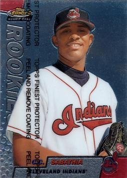 Amazon.com: 1999 Topps Finest Baseball #294 C.C. Sabathia Rookie 
