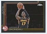 2025-26 TOPPS CHROME #21 ONYEKA OKONGWU ATLANTA HAWKS BASKETBALL OFFICIAL TRADING CARD OF NBA
