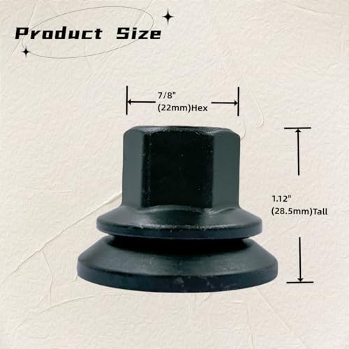 Image of 611-936 6509424AA Wheel Nut Fit for Dodge Ram 3500 4000 4500 5500 2012-2022, M14-1.5 Flange - 22mm Hex, 28.5mm Length, Medium, Pack of 10pcs
