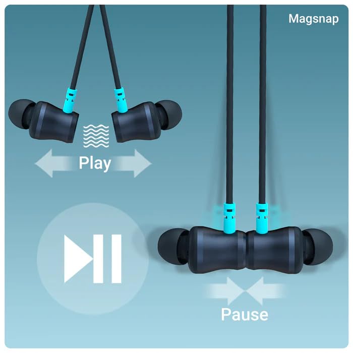 Image of ZEBRONICS Zeb Yoga 111 EQ Mode UP to 50 Hour Backup ENVIROMENTAL Voice Cancellation Voice ASSISANT Support Type -C Charging Volume & Media Control Gaming Mode Dual Pairing Call Function BT v5.3