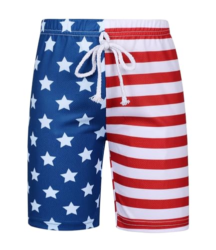 Image of Kids American Flag Patriotic USA Baseball Jerseys Statue of Liberty USA Eagle Sports Shirt & Shorts Outfits