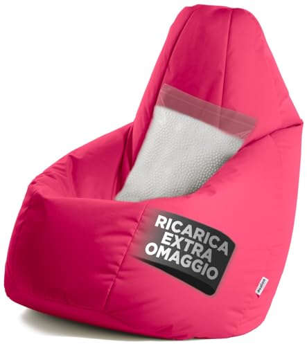 Avalon - Puff Poltrona Sacco Grande L Jive Deluxe Sfoderabile,...