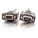 C2G/ Cables To Go Legrand - C2G DB9 Extension Cable, Black Serial RS232 Extension Cable, 50 Foot Serial Extension Cable, Male to Female Serial Extension Cord, C2G 52034