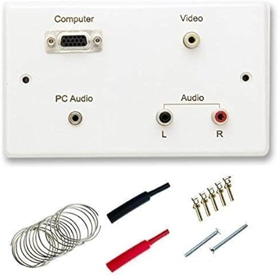 Multimediale Computer Piastra muro VGA Fono Video Audio Completo Saldato Viti Compattazione Calore VGA Arricciare Pin Multimediale Computer Piastra muro VGA Fono Video Audio Completo Saldato Viti Compattazione Calore VGA Arricciare Pin