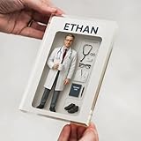 Personalized Doctor Action Figure with Custom Face, 3D Miniature Figurine Gift, Unique Keepsake for Medical Students, Doctors, Residents, Graduation, Retirement, White Coat Ceremony