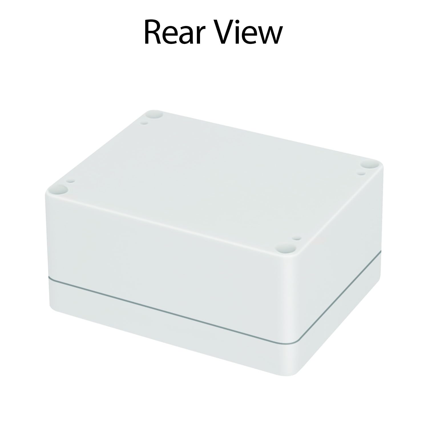 Project Box Abzweigdose aus ABS-Kunststoff, IP65, wasserdicht, wetterfest, für Elektrogehäuse, Stromdose für elektrische Geräte, Grauweiß, 11,5 x 9 x 5,5 cm, 115 x 90 x 55 cm, 2 Stück