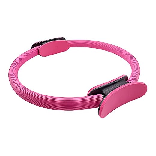Liujiami Yoga Círculos Pilates Aros Doble Mango Fitness Ejercicio Anillo Hogar Gimnasio Deporte Entrenamiento Herramienta para Resistencia y Flexibilidad