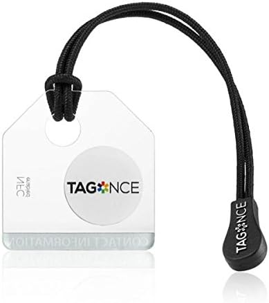 Tagonce Luggage Tag For Your Travel Bags, Black