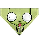 Invader Zim Pet Bandana Invader Zim Gir Full Body Pose Close Up Greens Slip On Collar Bandana Only