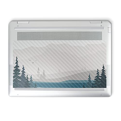 Image of MightySkins Carbon Fiber Skin Compatible with HP Spectre x360 14 inch (2022) Full Wrap Kit - Tundra | Protective, Durable Textured Carbon Fiber Finish | Easy to Apply | Made in The USA