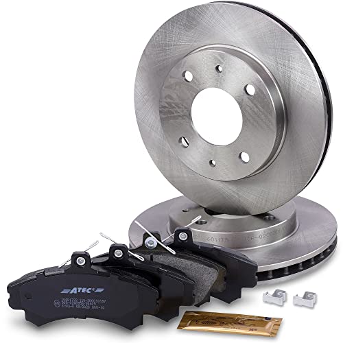 ATEC Germany Bremsenset Vorderachse inkl. Bremsscheiben Ø 256 mm Belüftet
