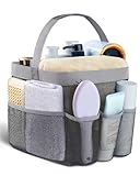 Attmu Mesh Shower Caddy Portable for College Dorm Room Essentials with 8 Pockets, Hanging Shower Caddy Dorm Basket, Quick Dry Shower Bag for Bathroom