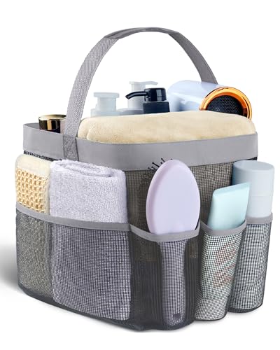 Attmu Mesh Shower Caddy Portable for College Dorm Room Essentials
