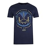 Star Wars Herren Resistance Hero T-Shirt, Marine, Mittel