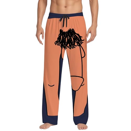 Generico Pantalones de jogging para hombre Pantalones deportivos para hombre largos de algodón estampados creativos Pantalones de entrenamiento para el ocio Jogger para Fiesta de Carnaval Ball