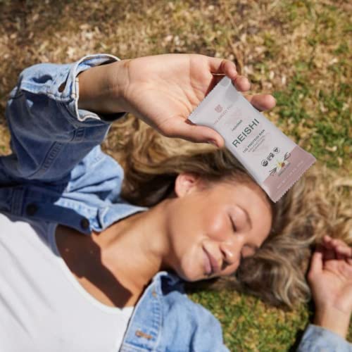 Organic Reishi Mushroom Protein Bars | Made In Usa | Full Dose (1500Mg) | Vegan Protein Bars, Gluten Free Protein Bars, Mushroom Supplement, Superfoods Protein Bars | Vanilla Chai Flavor | 12 Count #TOP3