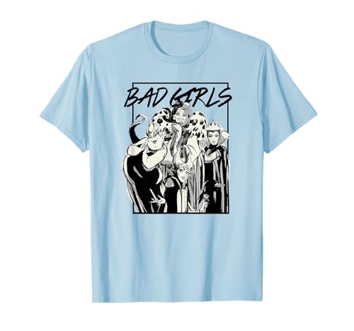T-shirt Disney Villains vêtement coton graphique look vintage femme rock