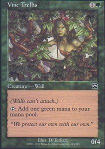 Magic The Gathering - Vine Trellis - Mercadian Masques