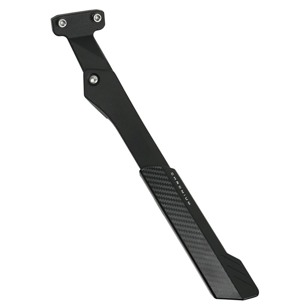 Cavalletto BV Bike – Cavalletto per Mountain Bike per Biciclette da 24 – 29 '' – Lunghezza Regolabile, Suola Antiscivolo, Materiale in Lega di Alluminio – Cavalletto per Bicicletta Nero