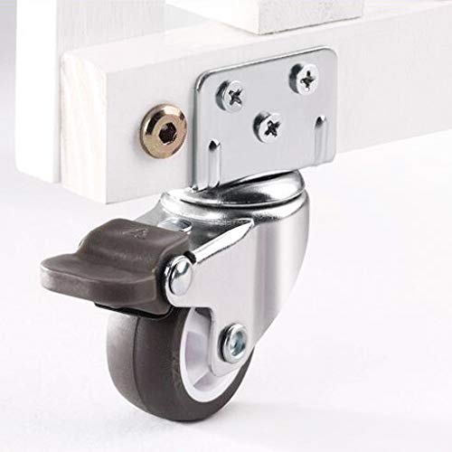 Skelang SKE2019101101 4 Pcs 2 Inches Swivel Plate Casters thumb #5