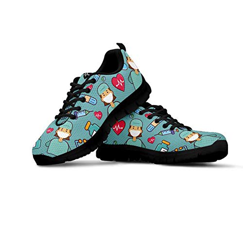 Coloranimal - Zapatillas de correr para mujer con malla de aire, ligeras,...