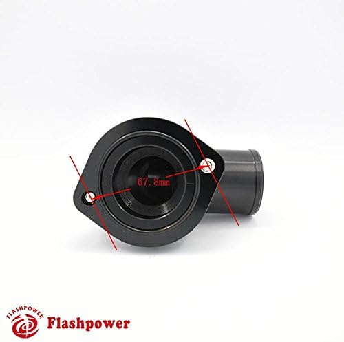 Billet Swivel Thermostat Housings Water NecK Big Block 1.25'' Black
