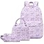 Purple Bow - Checkered